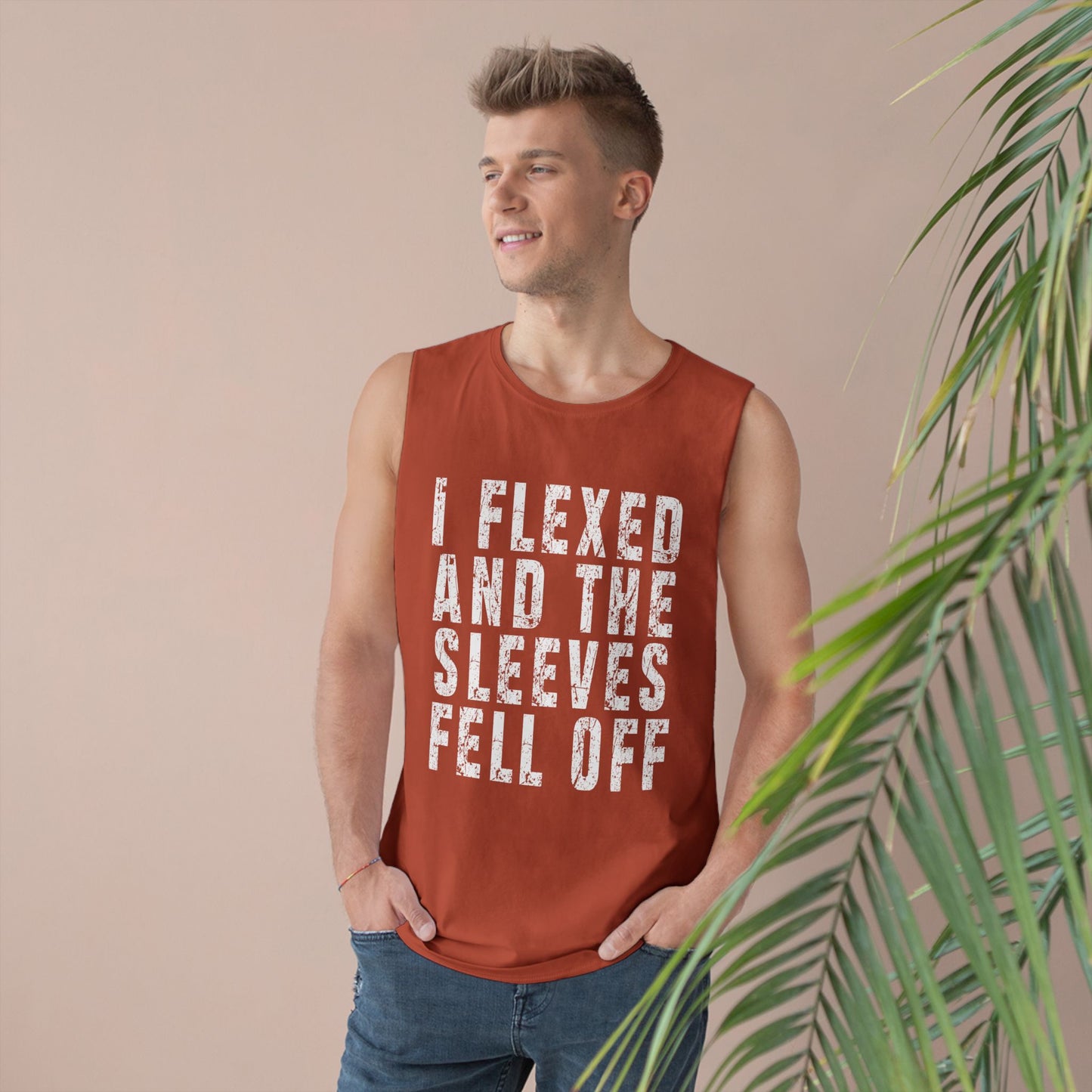 I Flexed and the Sleeves Fell Off Men's Tank Top