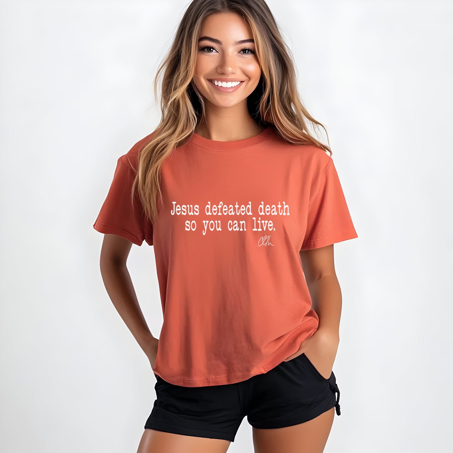 Charlie Kirk - Christian T-shirt - Jesus Defeated Death Shirt