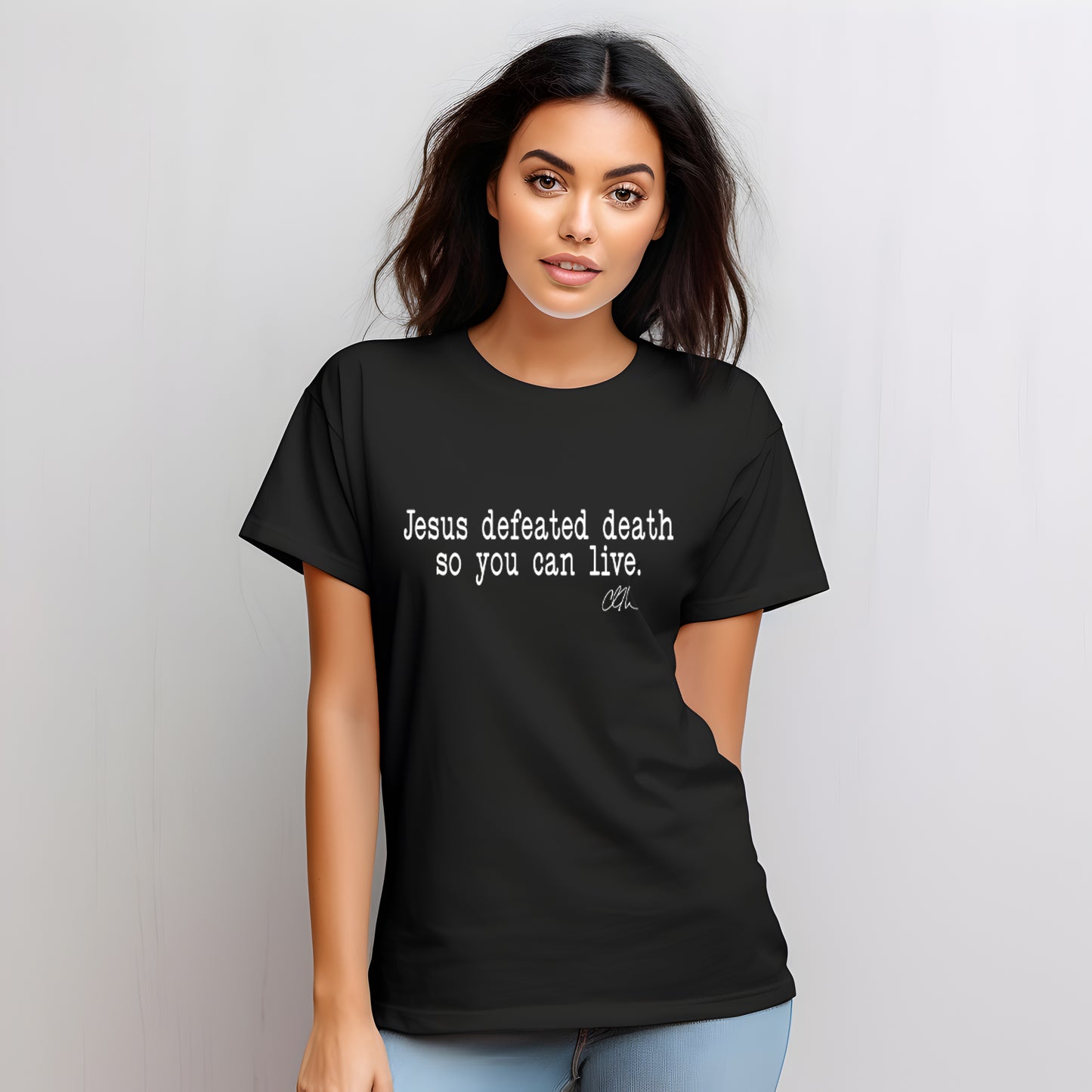 Charlie Kirk - Christian T-shirt - Jesus Defeated Death Shirt