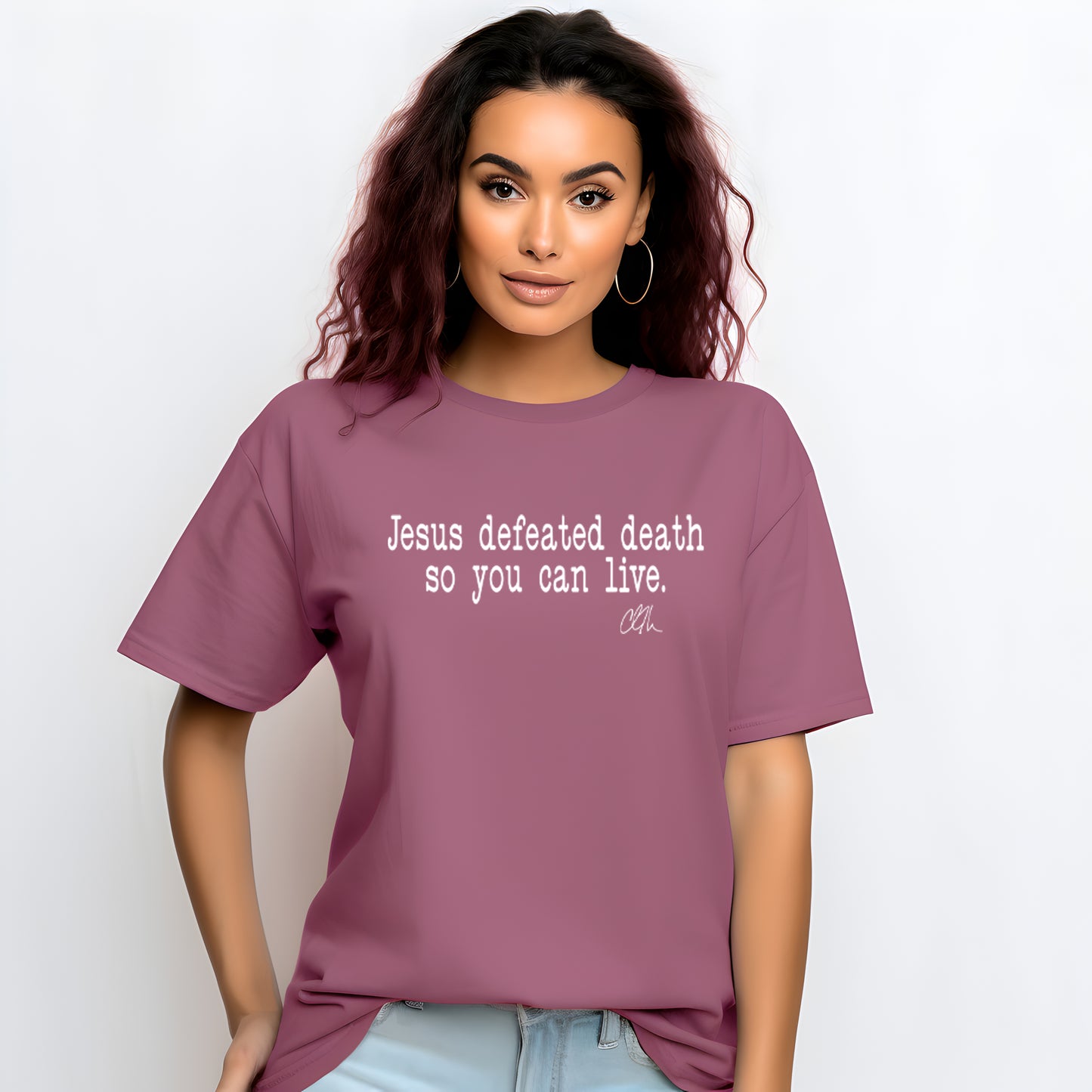 Charlie Kirk - Christian T-shirt - Jesus Defeated Death Shirt