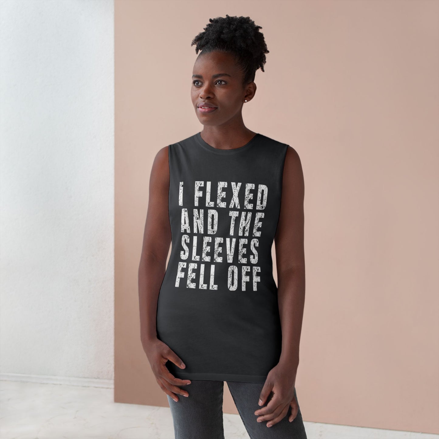 I Flexed and the Sleeves Fell Off Men's Tank Top
