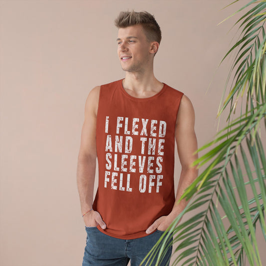 I Flexed and the Sleeves Fell Off Men's Tank Top