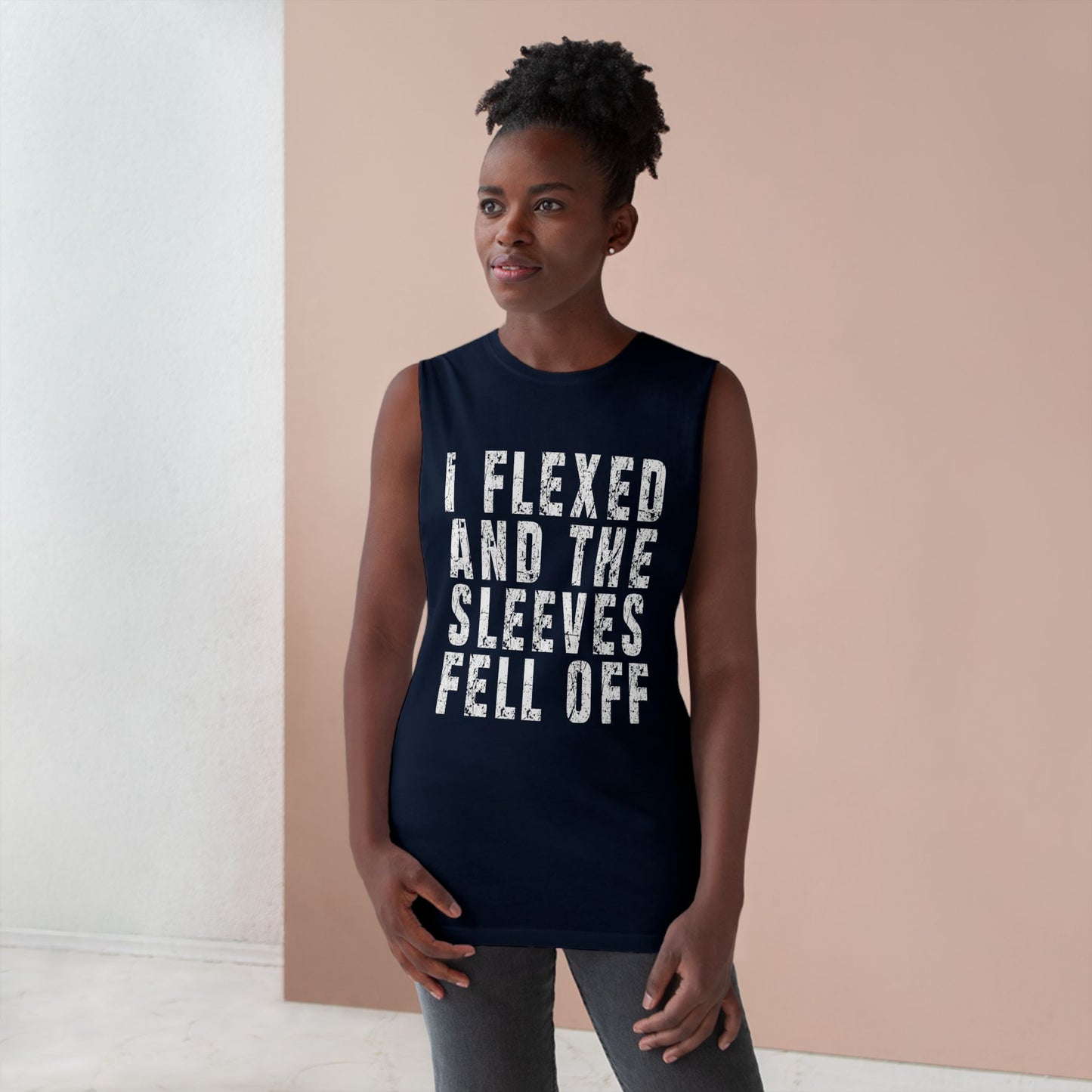 I Flexed and the Sleeves Fell Off Men's Tank Top