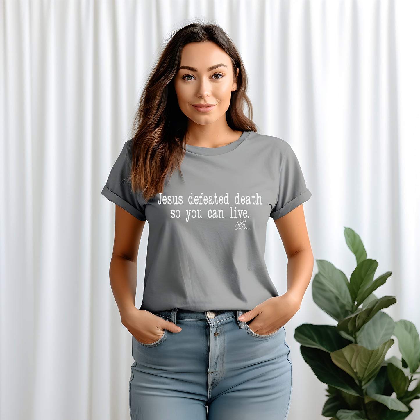 Charlie Kirk - Christian T-shirt - Jesus Defeated Death Shirt