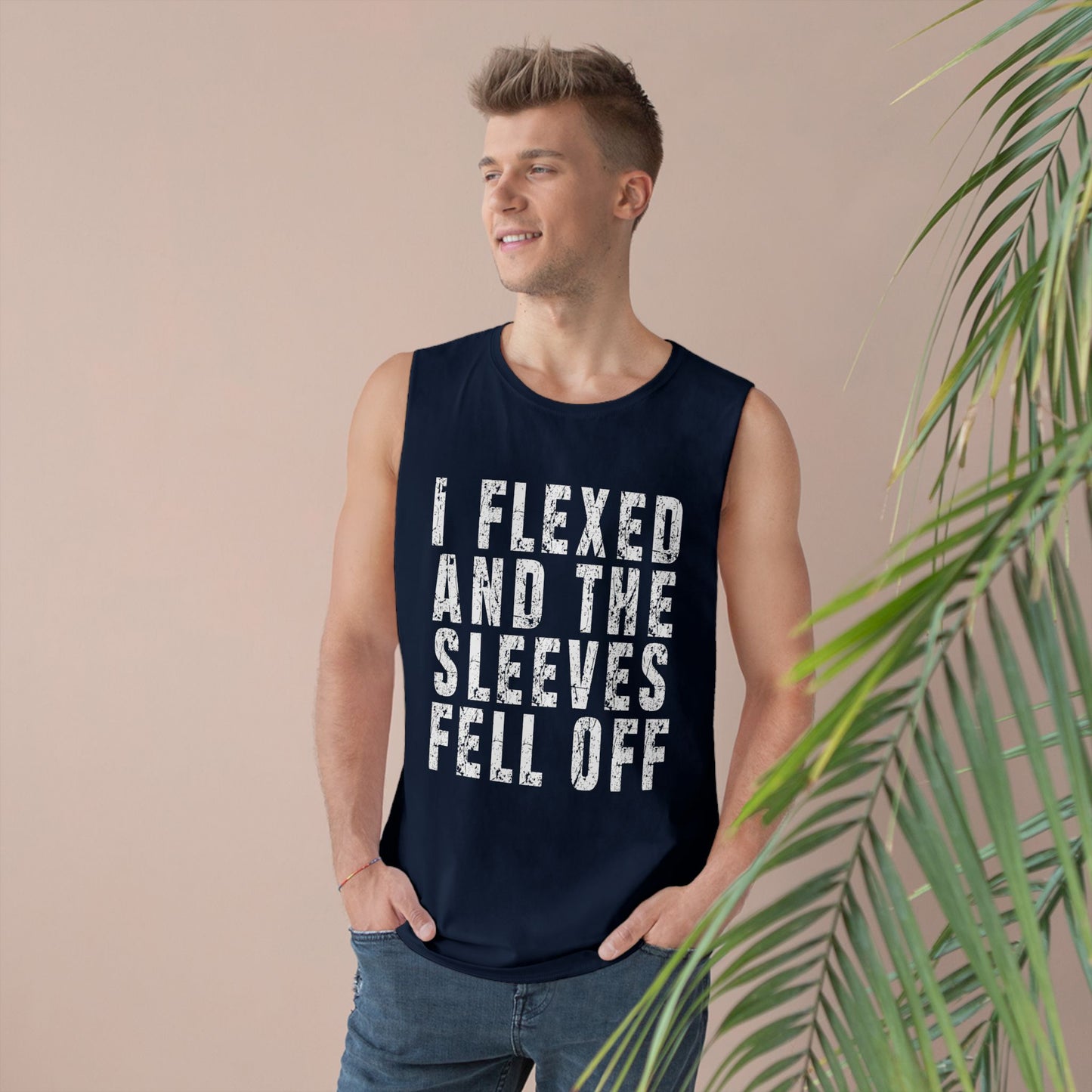 I Flexed and the Sleeves Fell Off Men's Tank Top