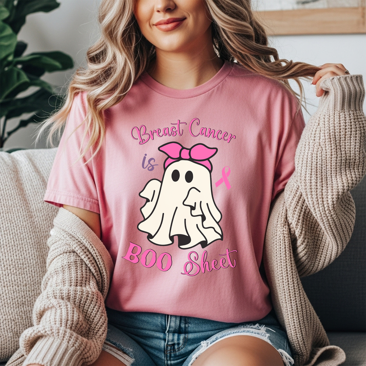Cancer is Boo Sheet T-Shirt