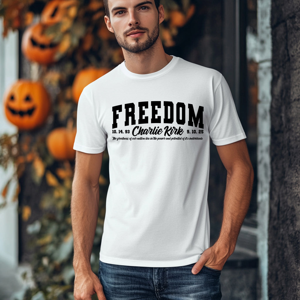 Men's Charlie Kirk Freedom Shirt