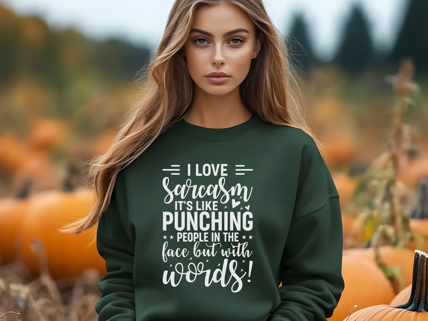 I Love Sarcasm Women's Sweatshirt