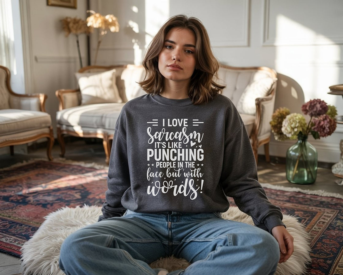 I Love Sarcasm Women's Sweatshirt