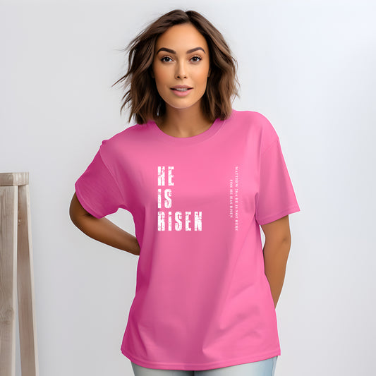 He Is Risen Christian Tee
